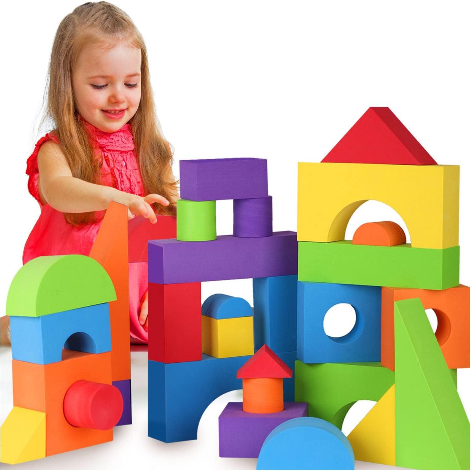 Foam building blocks